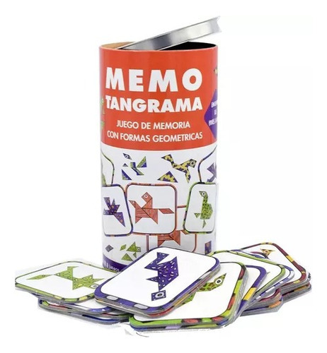 Juego De Memoria Con Formas. Tangrama