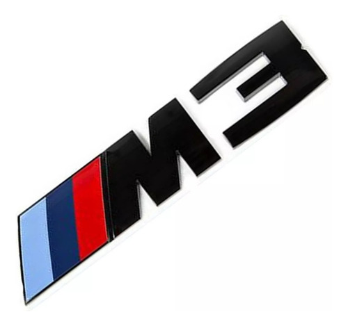 Emblema Bmw M3 Negro Brillante, Negro Gloss