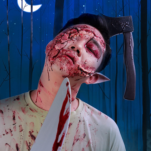 Kit De Maquillaje Zombie, Kit De Maquillaje Sfx De Cera Para