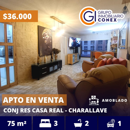 Se Vende Apartamento 75m2 3h/2b/1p Casa Real Charallave