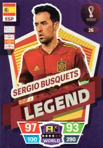 Comprar Adrenalyn Xl Qatar 2022. Card N° 26. Sergio Busquets. Mira!!