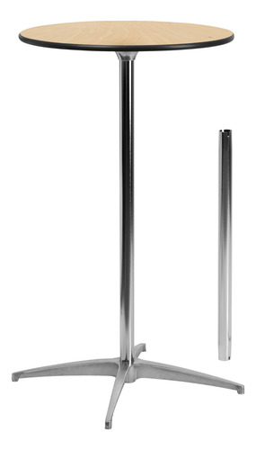 Mfo 24 Mesa Coctel Madera Redonda 30 42 Columna