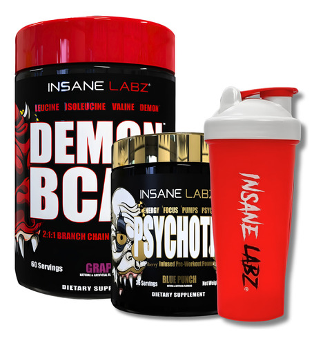 Psychotic Gold + Demon Bcaa - Insane Labz