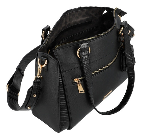 Cartera De Hombro Secret Albacete Fw25 L Negro