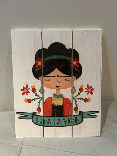 Cuadro De Madera De Frida Khalo