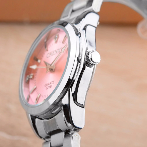 Relógio Feminino Delicado Aço Inoxidável Chenxi Original