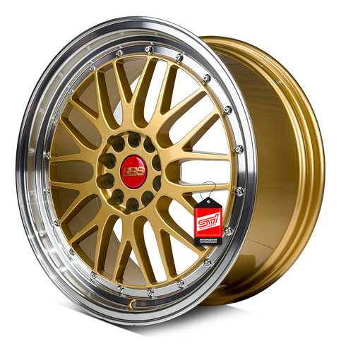 Par Roda Bbs Lm Aro 19x9.5 5x120 Et35 Dourado 5fivex