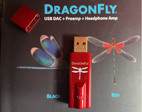 Usb Dac + Preamp + Amplificador De Audifonos Dragonfly Red