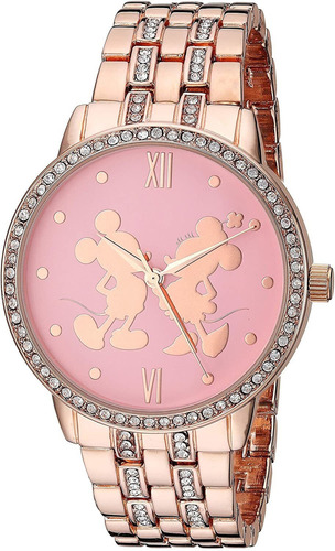 Reloj Mujer Disney Wds000680 Cuarzo 40mm Pulso Oro Rosa