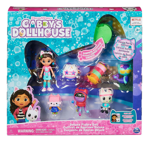 Set Deluxe de 7 muñecas Casa Magica Da Gabby Dollhouse