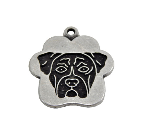 Placa Grande Para Perro Con Grabado Boxer .hecho En Italia