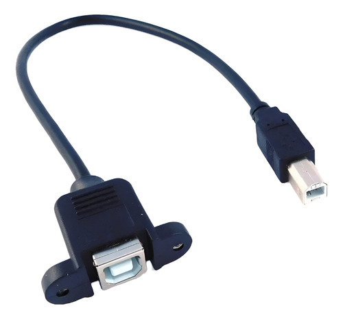 Cable Usb Montaje En Panel - B Macho A B Hembra