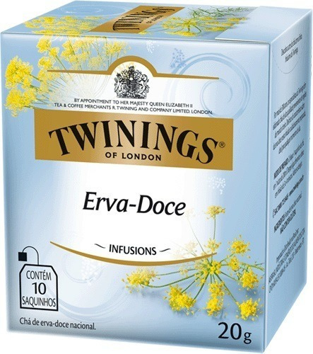 Chá Twinings Erva Doce Kit 12 Caixas 120 Sachês