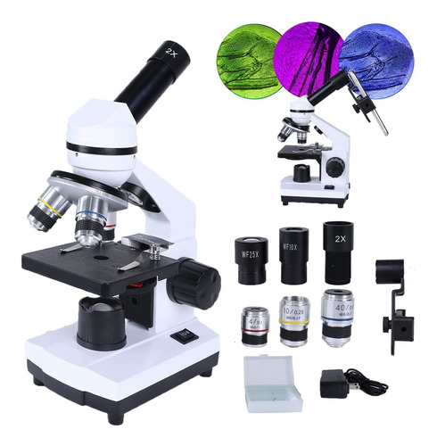 Yourgrace Microscope,microscope Kit With 40x-2000x Magnifica