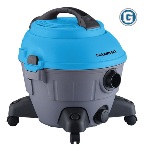 Aspiradora extractora De tacho Gamma G2203AR 25L  gris y celeste 220V 50Hz