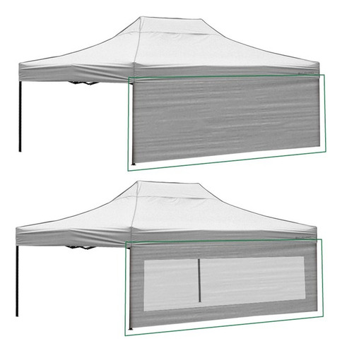 Pared Cobertor Para Gazebo 4,5x3 Tela Oxford420d+pvc Calidad