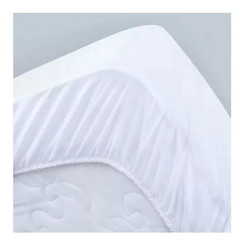 Cubrecolchon 160x200 Queen 2 Plazas Pillow Top Soft Protect Color Blanco