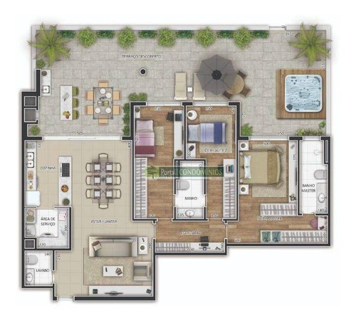 Imagem 1 de 19 de Apartamento Com 3 Dormitórios À Venda, 130 M² Por R$ 1.323.100,00 - Mercês - Curitiba/pr - Ap0907