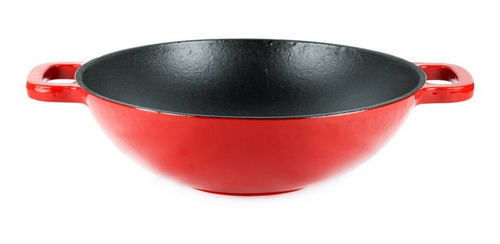 Imagen 2 de 4 de Magefesa Wok Hierro Fundido 30 Cm Ferro