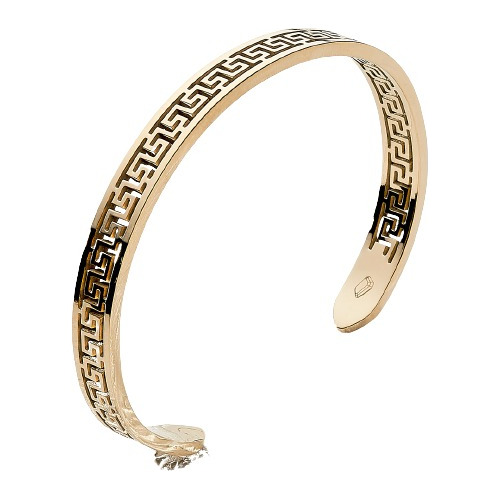 Brazalete Calado Oro 18k