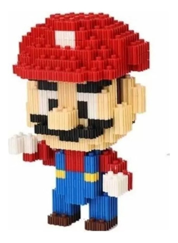 Mini Bloques Para Armar Figura 3d Mario Bros