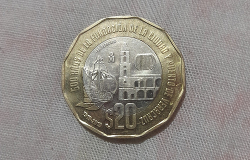 Moneda500añosdelafundacióndelaciudadypuertodeveracruz