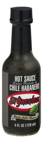 Salsa Picante El Yucateco Etiqueta Negra Chile Habanero