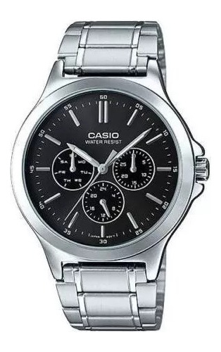 Reloj Casio Para Mujer (ltp-v300d-1a) Estándar Tono Plata