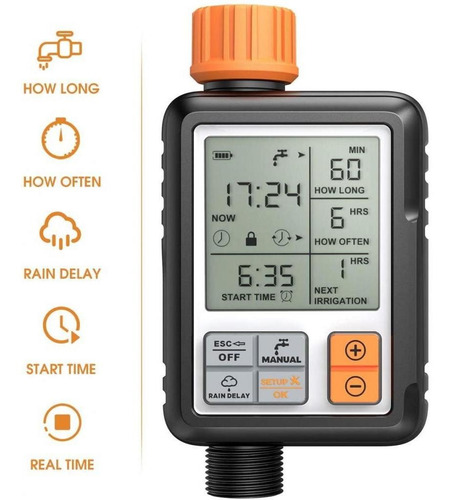 Imagen 3 de 9 de Temporizador De Agua Programable 3 Sistema De Riego De