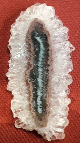 Mineral Corte Cristales De Roca Cuarzo Calcedonia Agata