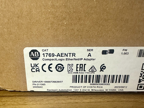 1769-aentr Allen-bradley Compact I/o Módulo Ethernet/ip