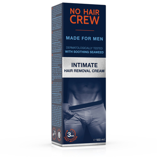 No Hair Crew intimate crema depilatoria íntima para hombre 100ml