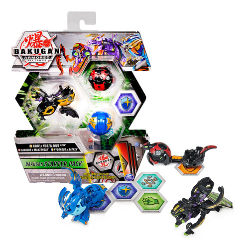 Pack Bakugan 3 Unidades De Inicio