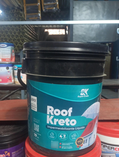 Impermeabilizante Roof Kreto Super Kreto Cuñete