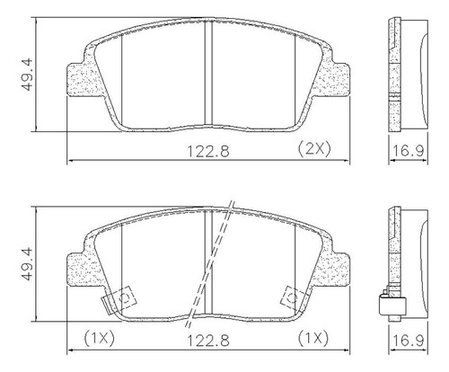 Pastilha De Freio Lonaflex Hb20/hb20 S - P-1441