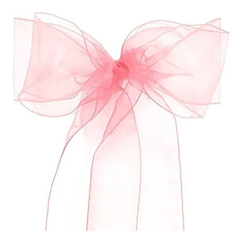 Lucky 10/20/50/100 Pack Organza Banquete Silla Sash Sashes L