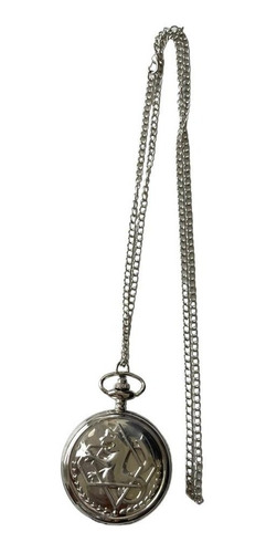 Imagen 10 de 10 de Reloj Fullmetal Alchemist De Metal Con Cadena
