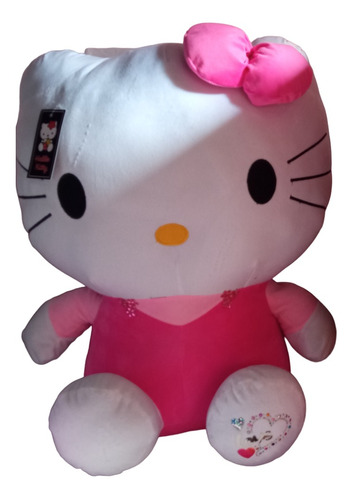 Peluche Hello Kitty Antialergico Grande Y Bolsa De Regalo 