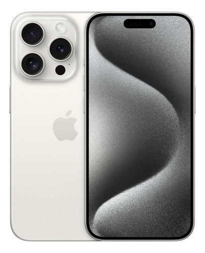 Apple Iphone 15 Pro (256 Gb) - Titanio Blanco Esim Solo At&t Blanco (Reacondicionado)
