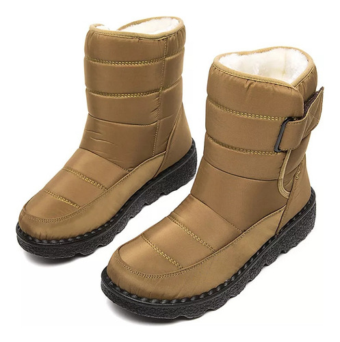 Botas Nieve Impermeables For Mujer-tres Colores Disponibles