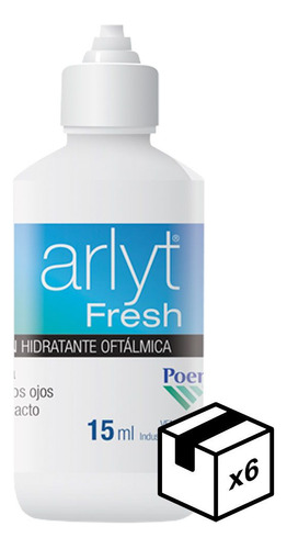 Pack 6 Arlyt Fresh Solución Oftálmica Hidratante Ojos Lentes