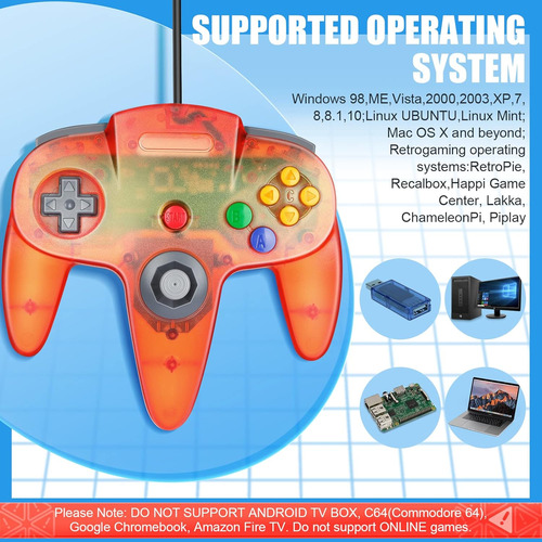 Joystick Fisuper Cable Usb-a Compatible Con Laptops Y Pc X2