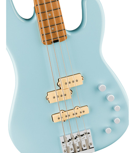 Contra Baixo Charvel Pro-mod San Dimas Bass Pj Iv Sonic Blue