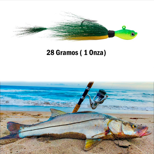 5 Señuelos Bailarinas De 28g (1oz) Plumero Largo Multicolor