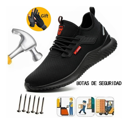 Tenis De Seguridad Industrial Con Puntera