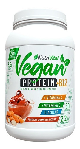 Vegan Protein+ B12 Nutrivital - Envío Gratis