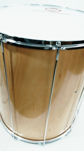 Surdo Surdão Phoenix 18 X 50 Madeira + Com Maçaneta