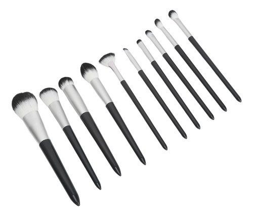 Set De 10 Brochas Para Maquillaje, Corrector En Polvo Y Somb