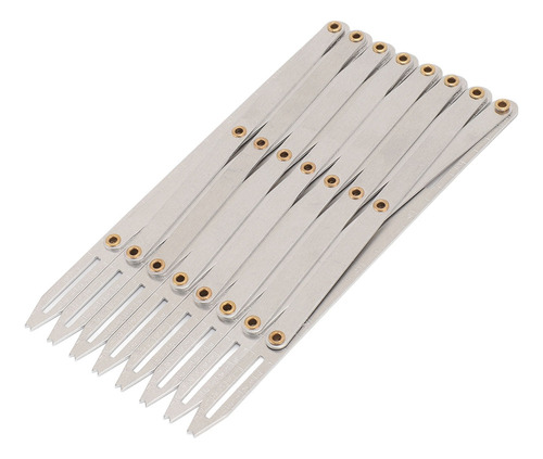 . Calibrador De Costura Expansible, Aluminio, 8 Cabezales,