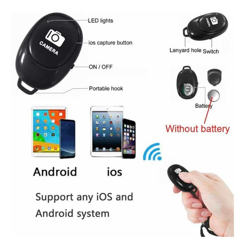 Trípode Con Control Remoto Tipo Pulpo Flexible Para Telefono